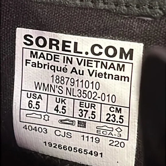 Sorel Emelie Zip suede/leather waterproof ankle boots size 6.5