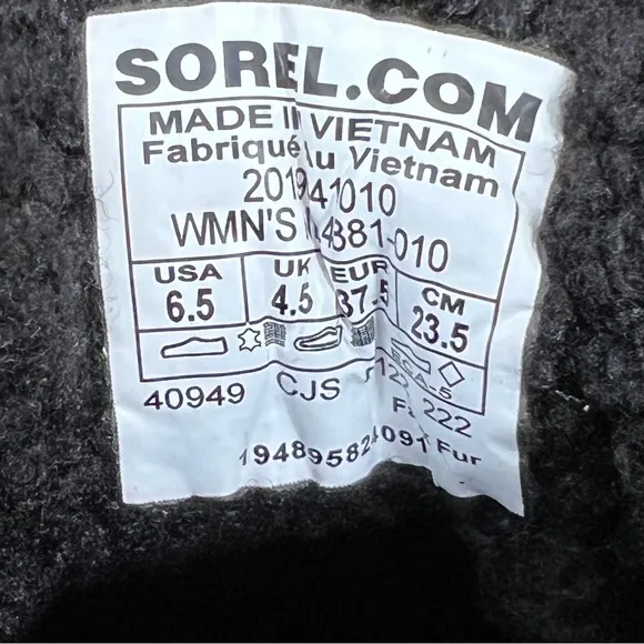 SOREL Explorer II Drift Waterproof Woman's Boots Size 6.5 (NL4881-010)