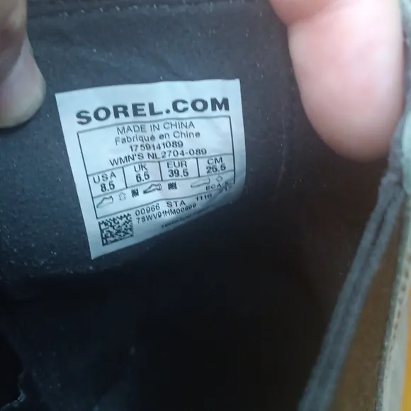 Sorel Gray Women's Ankle Boots Size 8.5