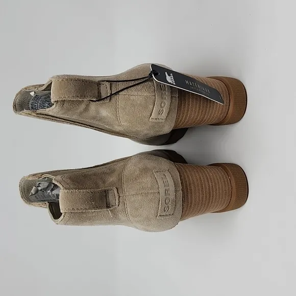 Sorel Joan Uptown Chelsea Waterproof Boots Sandy Tan Color