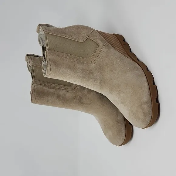 Sorel Joan Uptown Chelsea Waterproof Boots Sandy Tan Color