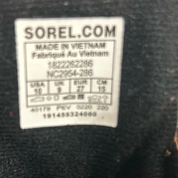 Sorel Kids Cheyenne II Boots, size10