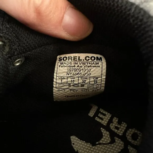 Sorel Kids' Out N About Conquest Boots Black Size 1M