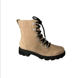 Sorel | Lennox lace sand ankle boots