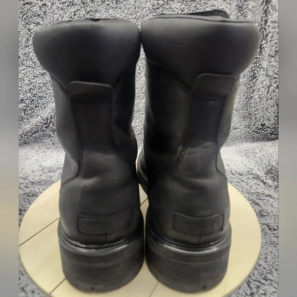 SOREL Lennox™ Lace STKD Waterproof Black Boots Women's Size 12
