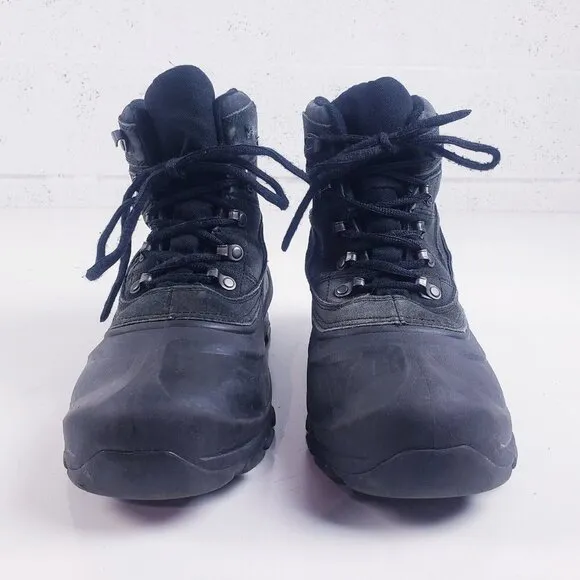 Sorel Men's 9. Cold Mountain Winter Boots Black Suede Thinsulate  NM1435-011