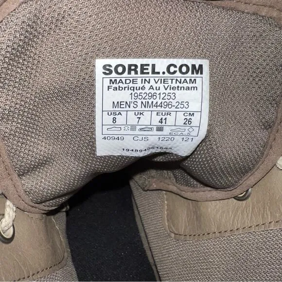 Sorel Men’s Ankle Boots 8