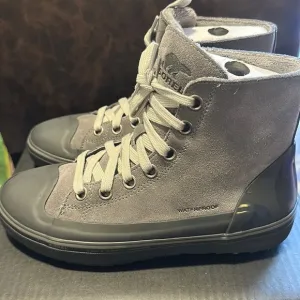 SOREL MEN'S CHEYANNE METRO WATERPROOF BOOTS: GRAY: NEW IN BOX: SIZE 8