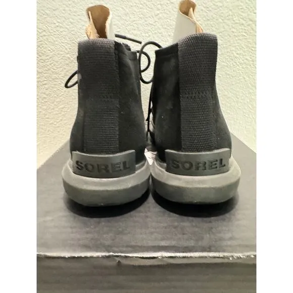 SOREL NWB $135 Explorer Next Drift WP Leather Chukka Black Size Women's 8