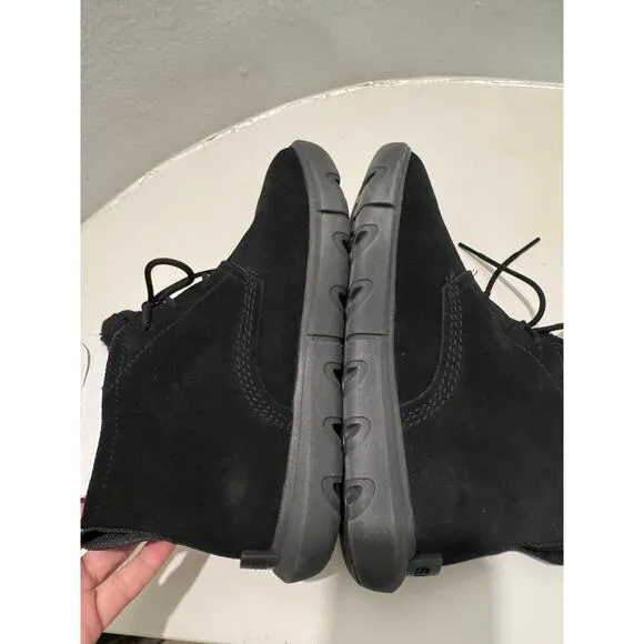 SOREL NWB $135 Explorer Next Drift WP Leather Chukka Black Size Women's 8