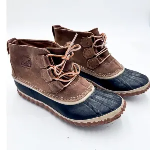 Sorel Out N About Leather Waterproof Duck Boots Size 7.5