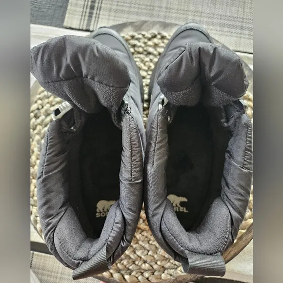 Sorel Puffy Zip Ankle Boots