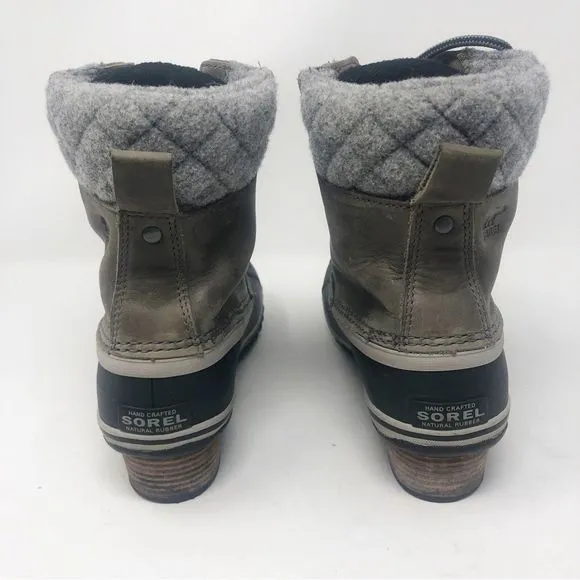 SOREL | Slimpack II Lace - Elk Waterproof Rain &amp; Snow Boots Women’s Size 8.5