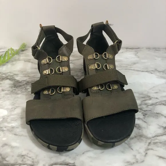 Sorel Torpeda Carly Nori Camo Gladiator Sandal Women's Size 6