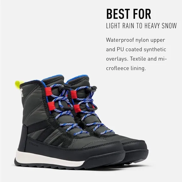 Sorel Unisex-Kids Whitney II Short Boot waterproof snow boots