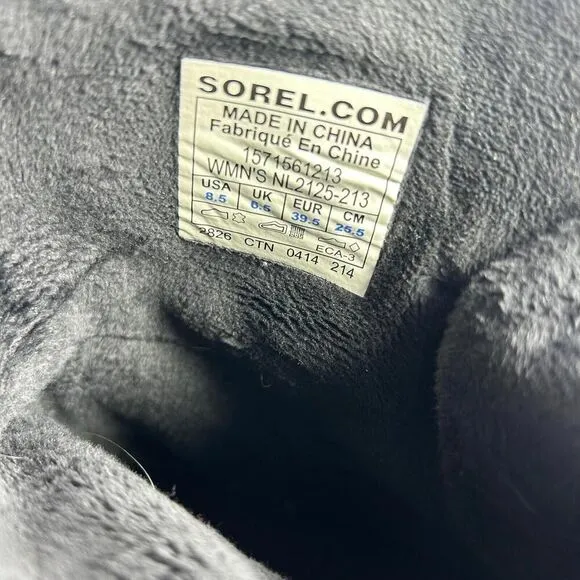 Sorel Winter Fancy Lace II Waterproof Booties US 8.5 Women's Duck Boots