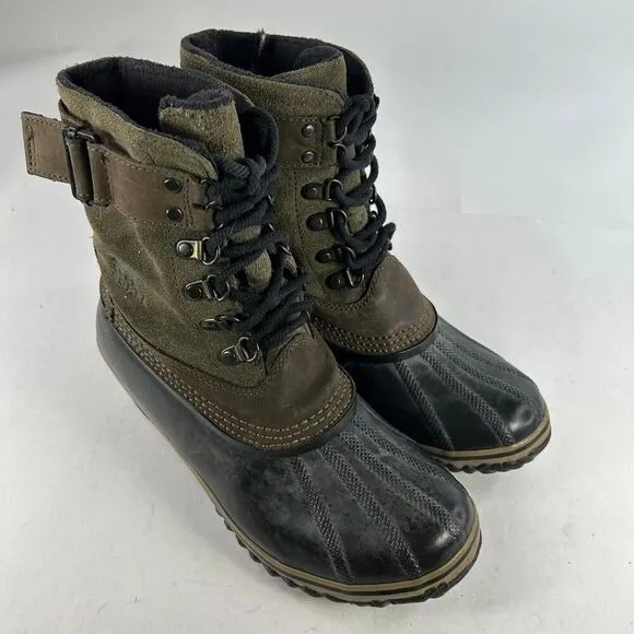 Sorel Winter Fancy Lace II Waterproof Booties US 8.5 Women's Duck Boots