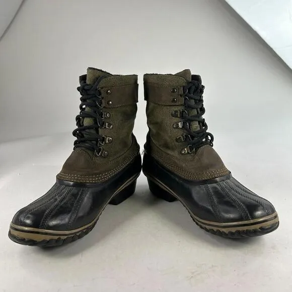 Sorel Winter Fancy Lace II Waterproof Booties US 8.5 Women's Duck Boots