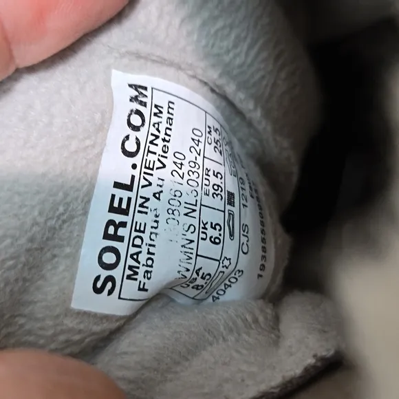 Sorel Women Ankle Leather Snow Winter Fur Boots shoes sz 8.5