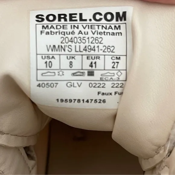 Sorel Women’s Brex Cozy Lace Waterproof Boots Size 10