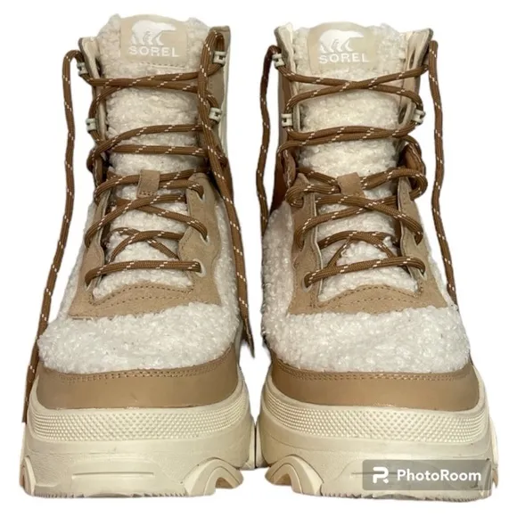 Sorel Women’s Brex Cozy Lace Waterproof Boots Size 10