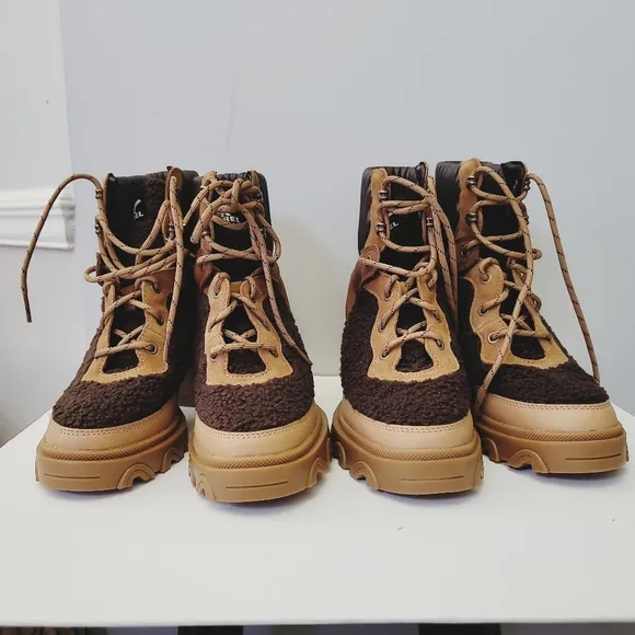 Sorel Women's Brex Heel Cozy Lace Boot Shoes