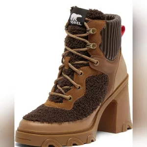 Sorel Women's Brex Heel Cozy Lace Boot Shoes