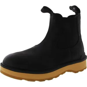 Sorel Womens Hi-Line Black Leather Waterproof Ankle Chelsea Boots Shoes New