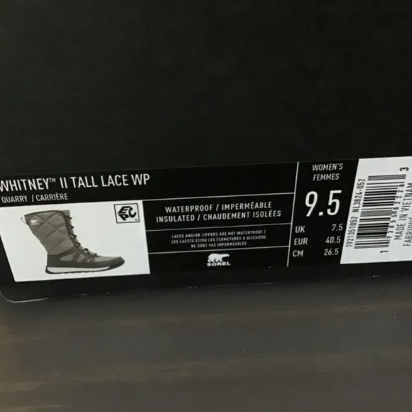SOREL Women's Whitney II Lace Cold-Weather Boots, size 9.5