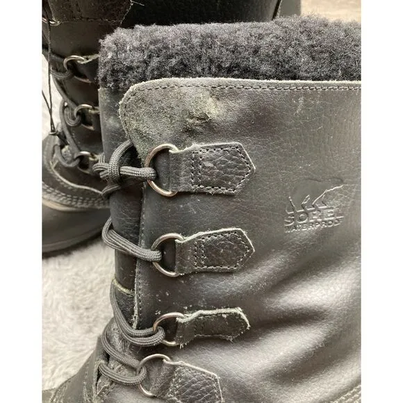Sorel black 1964 pac T boots