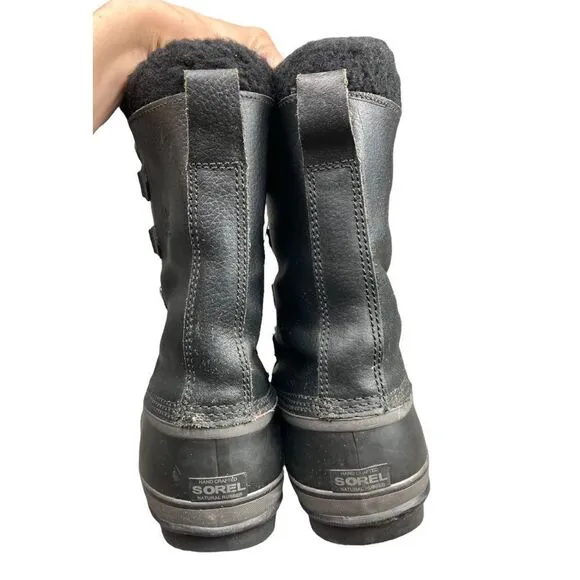 Sorel black 1964 pac T boots