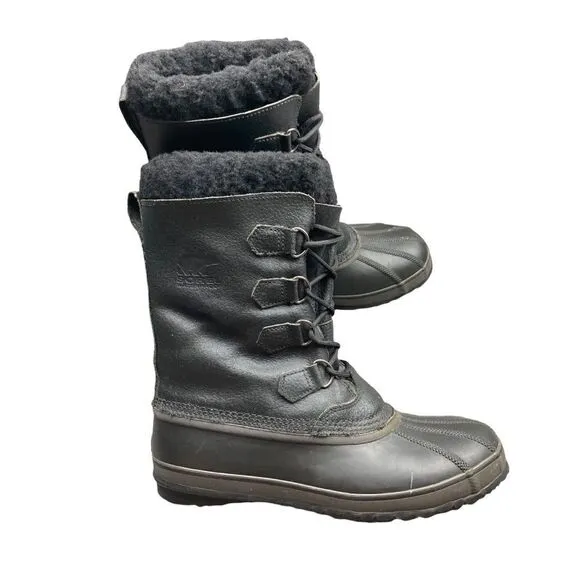 Sorel black 1964 pac T boots