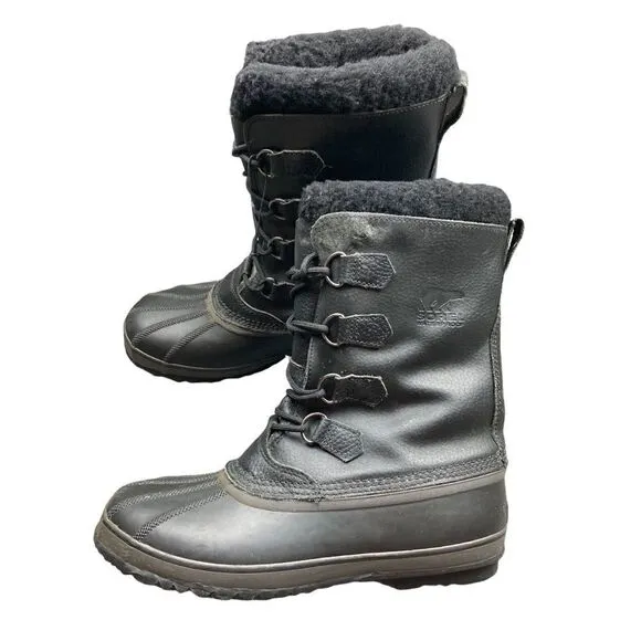 Sorel black 1964 pac T boots