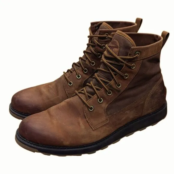 Sorel Madson ll Chore Waterproof Men's 13 Brown Lace Up Boot NM5001-242
