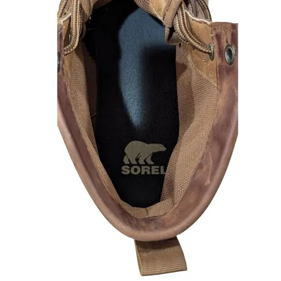 Sorel Madson ll Chore Waterproof Men's 13 Brown Lace Up Boot NM5001-242