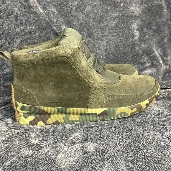 Sorel Out N About Plus Women's Size 10 Boots Mid Waterproof Alpine Tundra Camo