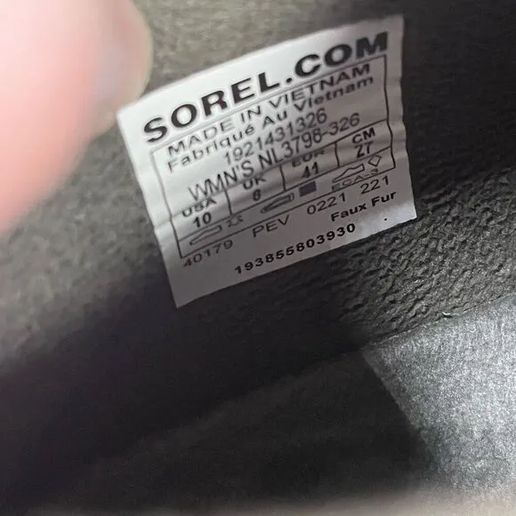 Sorel Out N About Plus Women's Size 10 Boots Mid Waterproof Alpine Tundra Camo