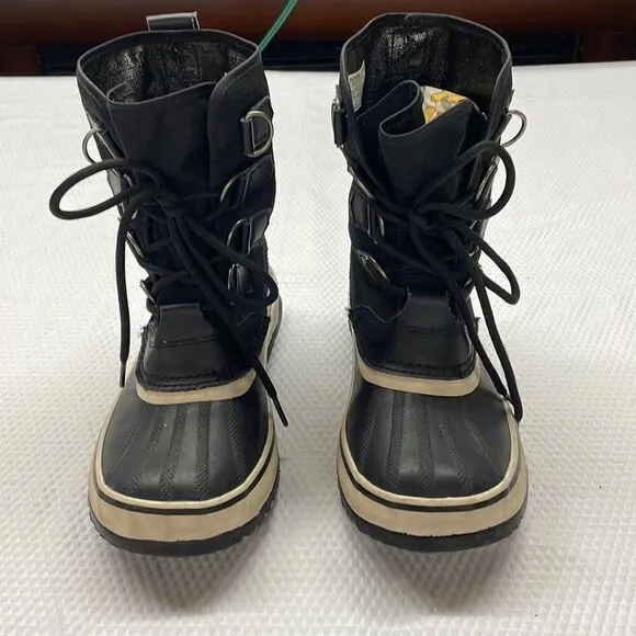 Sorel Waterproof Pel Faux Fur Weather Boots Size 5.5