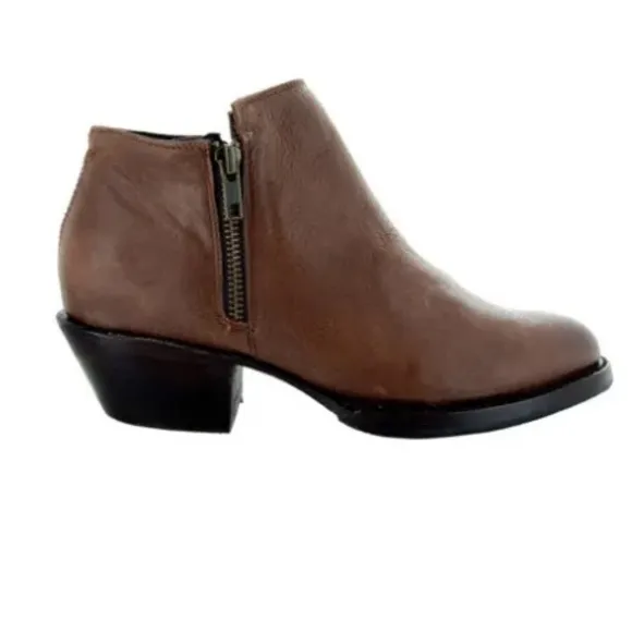 Soto Boots Womens Isla Leather Ankle Booties Sz 10.5 NWE
