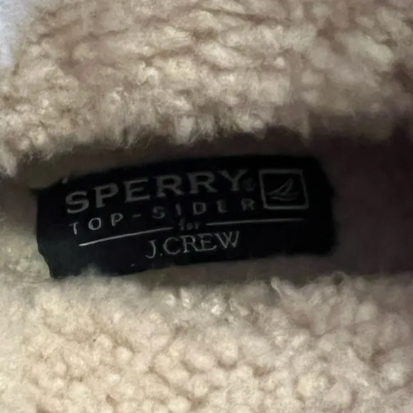Sperry J. Crew Shearwater duck boots wool lined