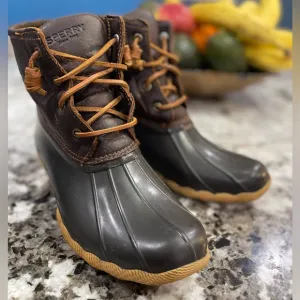 Sperry Leather Boots woman’s size 9.5