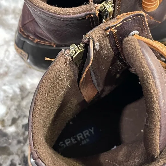 Sperry Leather Boots woman’s size 9.5
