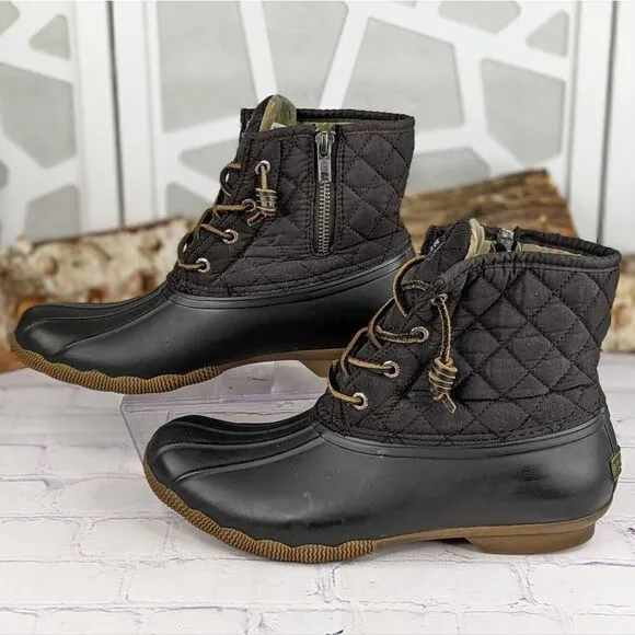 SPERRY Saltwater Waterproof Quilted Duck Boots