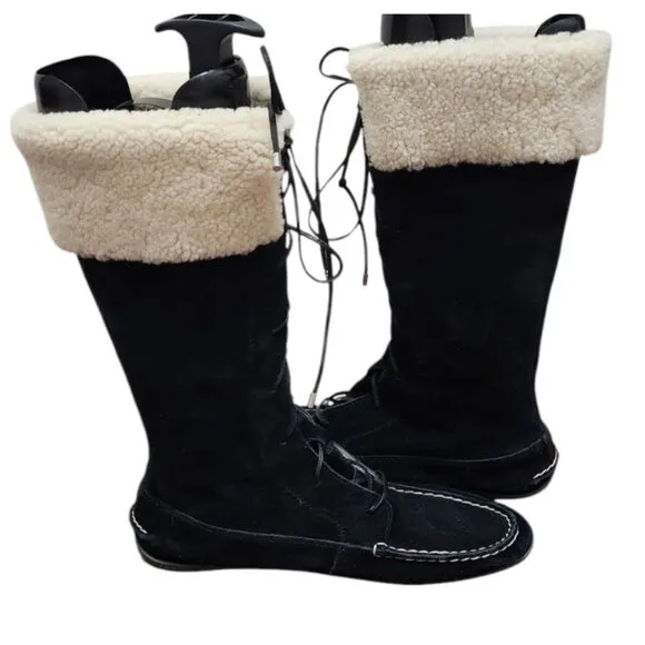 Sperry Topsider Bayshore Lace Up Moccasin Boots Size 9 M NWT