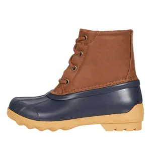 Sperry Unisex-Child Port Boot: Leather Ankle Boot, Comfort &amp; Traction, SZ 6