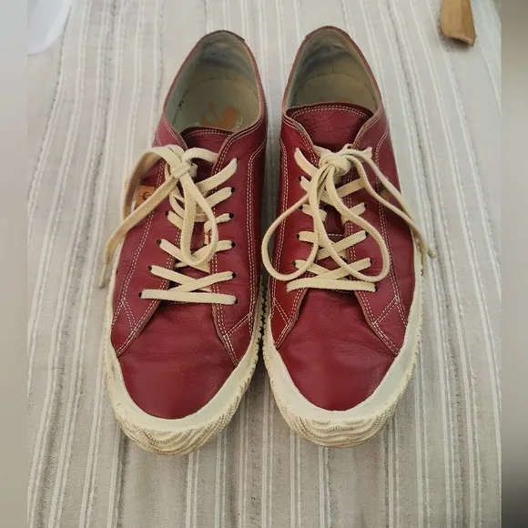 Spingle Move Bingo Japan Mens Leather Lace up Sneakers Size 10.5 Casual Shoes