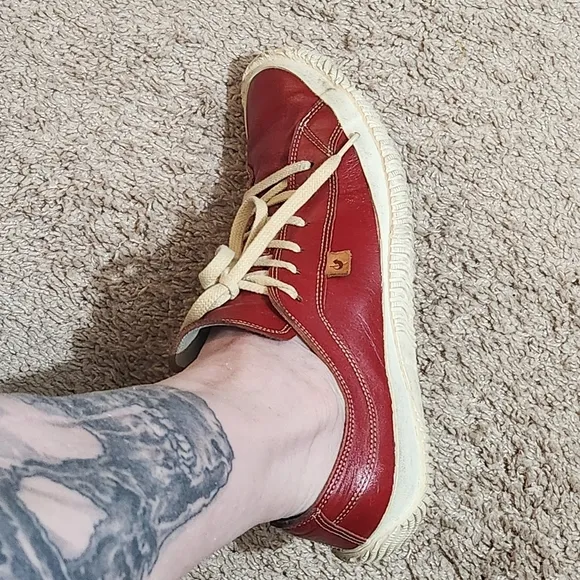 Spingle Move Bingo Japan Mens Leather Lace up Sneakers Size 10.5 Casual Shoes