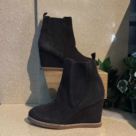 Splendid Wanda Wedge Chelsea Boots (A0007)