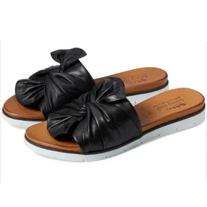 Spring Step Lavona-B Sandals Black Leather Slip-On Size 8.5 US 39 EU NIB Stylish