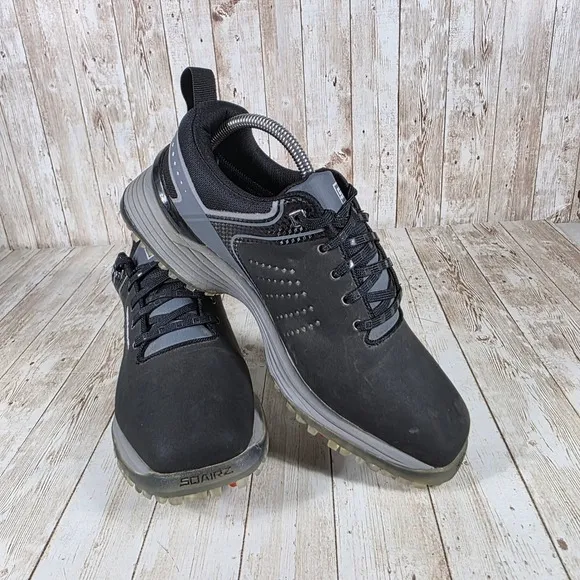 SQAIRZ Golf‎ Shoes Women's Size 10 Black Waterproof Performance